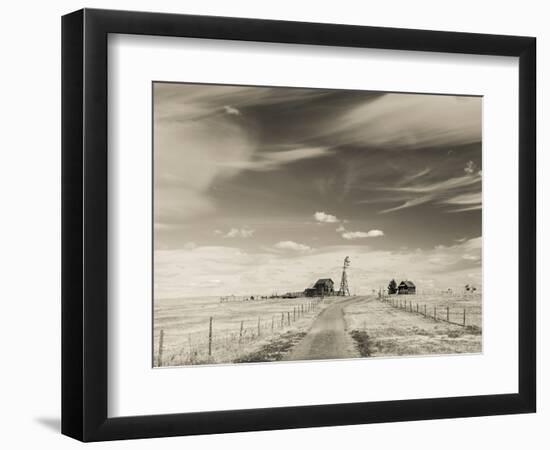 USA, South Dakota, Stamford, 1880 Town, Pioneer Village, Farm-Walter Bibikow-Framed Photographic Print