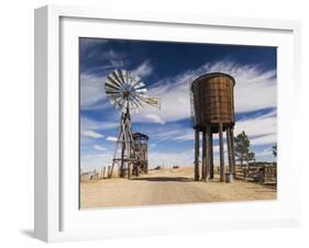 USA, South Dakota, Stamford, 1880 Town, Pioneer Village, Windmill-Walter Bibikow-Framed Photographic Print