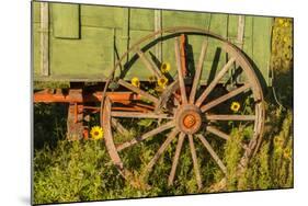 USA, South Dakota, Wild Horse Sanctuary. Close-up of Vintage Wagon-Cathy & Gordon Illg-Mounted Photographic Print