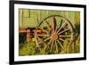 USA, South Dakota, Wild Horse Sanctuary. Close-up of Vintage Wagon-Cathy & Gordon Illg-Framed Photographic Print