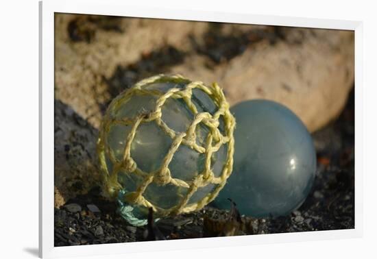 USA, Southeast Alaska Near Ketchikan, Japanese Glass Fishing Float-Savanah Stewart-Framed Photographic Print