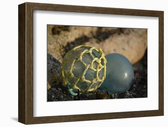 USA, Southeast Alaska Near Ketchikan, Japanese Glass Fishing Float-Savanah Stewart-Framed Photographic Print