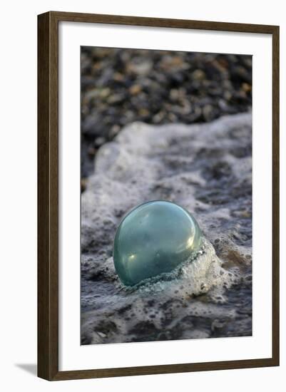 USA, Southeast Alaska Near Ketchikan, Japanese Glass Fishing Float-Savanah Stewart-Framed Photographic Print