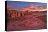 Usa, Southwest,Nevada, Valley of Fire, State Park, Fire Wave-Christian Heeb-Stretched Canvas