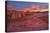 Usa, Southwest,Nevada, Valley of Fire, State Park, Fire Wave-Christian Heeb-Stretched Canvas