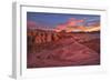 Usa, Southwest,Nevada, Valley of Fire, State Park, Fire Wave-Christian Heeb-Framed Photographic Print