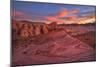 Usa, Southwest,Nevada, Valley of Fire, State Park, Fire Wave-Christian Heeb-Mounted Photographic Print