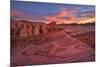Usa, Southwest,Nevada, Valley of Fire, State Park, Fire Wave-Christian Heeb-Mounted Photographic Print