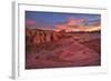 Usa, Southwest,Nevada, Valley of Fire, State Park, Fire Wave-Christian Heeb-Framed Photographic Print