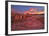 Usa, Southwest,Nevada, Valley of Fire, State Park, Fire Wave-Christian Heeb-Framed Photographic Print