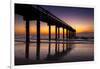 USA, St. Augustine, St. John's Pier at Sunrise-Rona Schwarz-Framed Premium Photographic Print