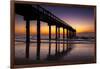 USA, St. Augustine, St. John's Pier at Sunrise-Rona Schwarz-Framed Premium Photographic Print