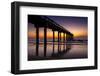 USA, St. Augustine, St. John's Pier at Sunrise-Rona Schwarz-Framed Premium Photographic Print