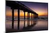 USA, St. Augustine, St. John's Pier at Sunrise-Rona Schwarz-Mounted Premium Photographic Print