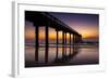 USA, St. Augustine, St. John's Pier at Sunrise-Rona Schwarz-Framed Photographic Print