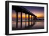 USA, St. Augustine, St. John's Pier at Sunrise-Rona Schwarz-Framed Photographic Print