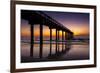 USA, St. Augustine, St. John's Pier at Sunrise-Rona Schwarz-Framed Photographic Print