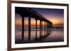 USA, St. Augustine, St. John's Pier at Sunrise-Rona Schwarz-Framed Photographic Print