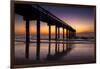 USA, St. Augustine, St. John's Pier at Sunrise-Rona Schwarz-Framed Photographic Print