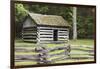 USA, Tennessee. Cades Cove, Great Smoky Mountain National Park Historic building Tipton Oliver blac-Trish Drury-Framed Photographic Print