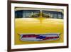 USA, Tennessee, Cookeville. Detail of vintage car on display during an antique car show.-Luc Novovitch-Framed Photographic Print