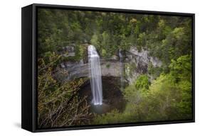 USA, Tennessee. Fall Creek Falls, a Double Waterfall-Jaynes Gallery-Framed Stretched Canvas