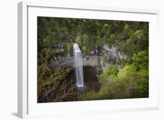 USA, Tennessee. Fall Creek Falls, a Double Waterfall-Jaynes Gallery-Framed Photographic Print