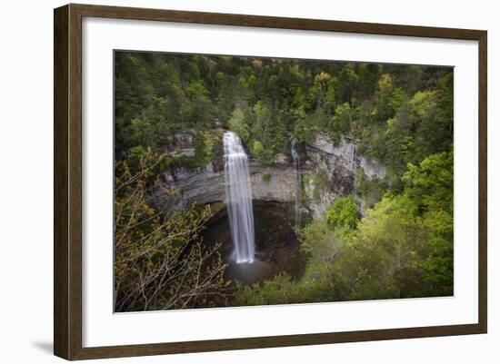 USA, Tennessee. Fall Creek Falls, a Double Waterfall-Jaynes Gallery-Framed Photographic Print
