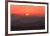 USA, Tennessee, Great Smoky Mountain National Park, Sunset behind mountains-Joanne Wells-Framed Premium Photographic Print