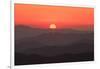 USA, Tennessee, Great Smoky Mountain National Park, Sunset behind mountains-Joanne Wells-Framed Photographic Print