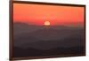 USA, Tennessee, Great Smoky Mountain National Park, Sunset behind mountains-Joanne Wells-Framed Photographic Print
