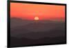 USA, Tennessee, Great Smoky Mountain National Park, Sunset behind mountains-Joanne Wells-Framed Photographic Print