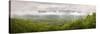 USA, Tennessee, Great Smoky Mountains National Park. Misty Morning Panoramic-Jaynes Gallery-Stretched Canvas