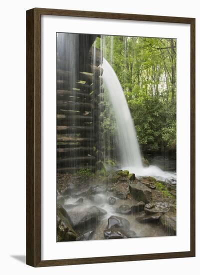 USA, Tennessee, Great Smoky Mountains National Park. Water Coursed Through Mingus Mill-Jaynes Gallery-Framed Photographic Print