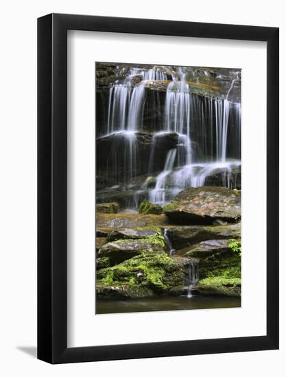 USA, Tennessee, Great Smoky Mountains National Park. Waterfall.-Jaynes Gallery-Framed Photographic Print