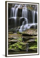 USA, Tennessee, Great Smoky Mountains National Park. Waterfall.-Jaynes Gallery-Framed Premium Photographic Print