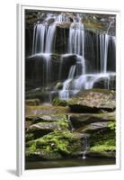 USA, Tennessee, Great Smoky Mountains National Park. Waterfall.-Jaynes Gallery-Framed Premium Photographic Print