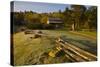 USA, Tennessee, Historic Cabin in Cades Cove at Smoky Mountains NP-Joanne Wells-Stretched Canvas