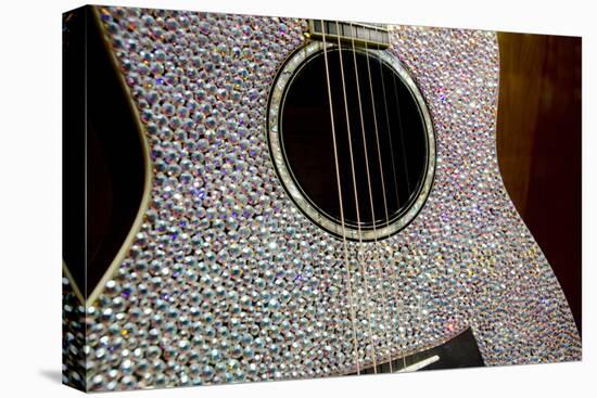 USA, Tennessee, Nashville. Taylor Swift's bejeweled rhinestone guitar.-Cindy Miller Hopkins-Stretched Canvas