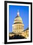 USA, Texas, Austin. Capitol Building dome with the Goddess of Liberty.-Randa Bishop-Framed Photographic Print