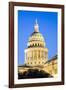 USA, Texas, Austin. Capitol Building dome with the Goddess of Liberty.-Randa Bishop-Framed Photographic Print