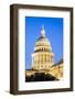 USA, Texas, Austin. Capitol Building dome with the Goddess of Liberty.-Randa Bishop-Framed Photographic Print