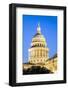 USA, Texas, Austin. Capitol Building dome with the Goddess of Liberty.-Randa Bishop-Framed Photographic Print