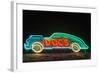 USA, Texas, Austin. Neon sign for Doc's Motorworks.-Randa Bishop-Framed Photographic Print