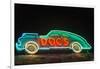 USA, Texas, Austin. Neon sign for Doc's Motorworks.-Randa Bishop-Framed Photographic Print