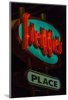 USA, Texas, Austin. Neon sign for Freddie's place.-Randa Bishop-Mounted Photographic Print