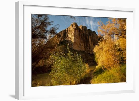 USA, Texas, Big Bend NP, Santa Elena Canyon, Rio Grande River.-Bernard Friel-Framed Photographic Print