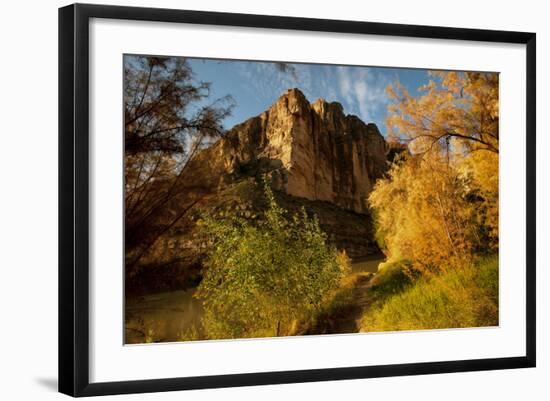 USA, Texas, Big Bend NP, Santa Elena Canyon, Rio Grande River.-Bernard Friel-Framed Photographic Print