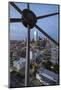 USA, Texas, Dallas. Overview of downtown Dallas from Reunion Tower at night.-Brent Bergherm-Mounted Photographic Print