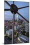 USA, Texas, Dallas. Overview of downtown Dallas from Reunion Tower at night.-Brent Bergherm-Mounted Photographic Print